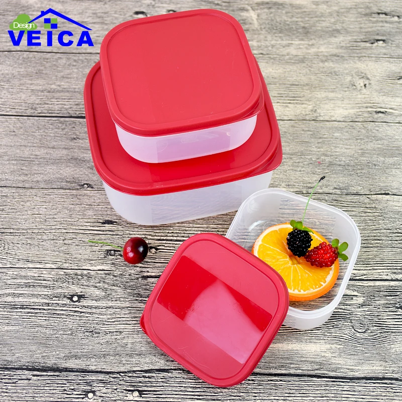 3 шт./лот герметичные контейнеры для пищевых продуктов прозрачный холодильник