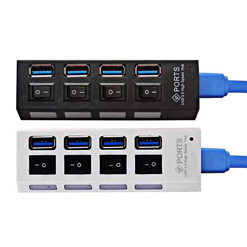 IMice мини usb хаб 3 0 Супер скорость 5 Гбит/с 4 порта 7 портов микро Портативный USB