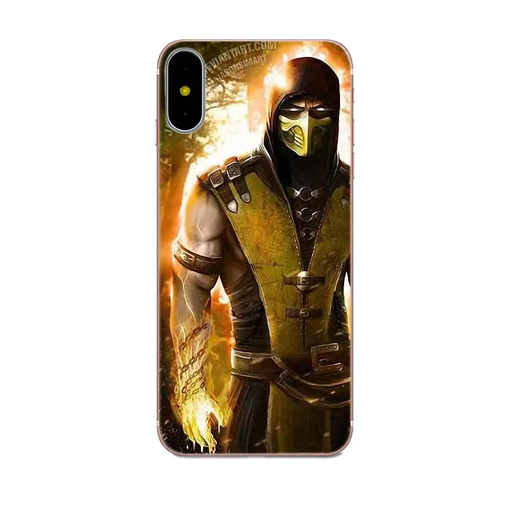Для Galaxy A3 A5 A7 On5 On7 2015 2016 2017 Grand Alpha G850 Core2 Prime S2 I9082 Мягкий ТПУ модный Mortal Kombat Kitana |