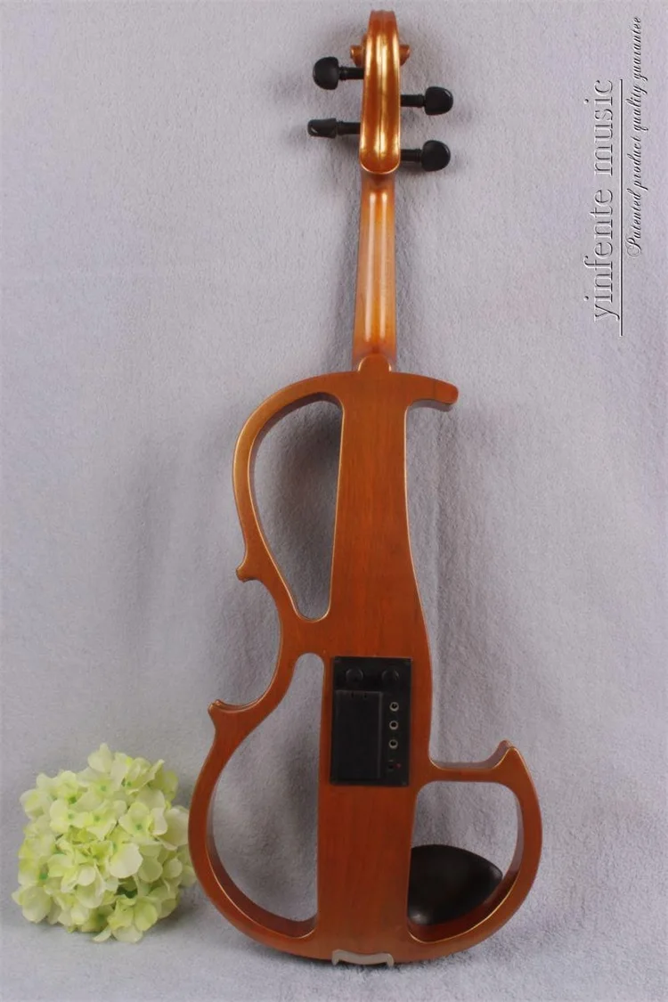 #6802 #4/4 Электрический Скрипки мощный звук Массив дерева большой новый|electric