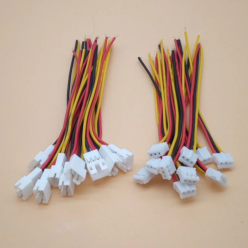 10 пар Micro JST PH 2,0 2P 3P 4P 5P 6PIN штекер с проводными кабелями 100 мм