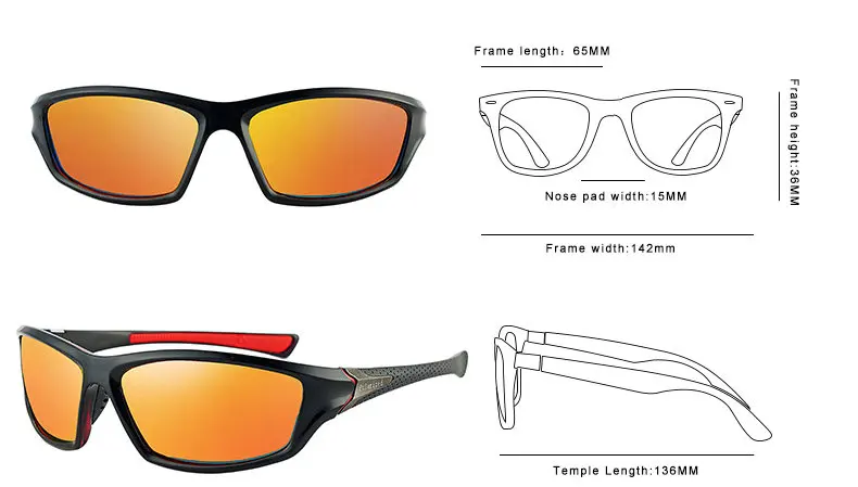 Мужские солнцезащитные очки FML квадратные винтажные для коррекции близорукости