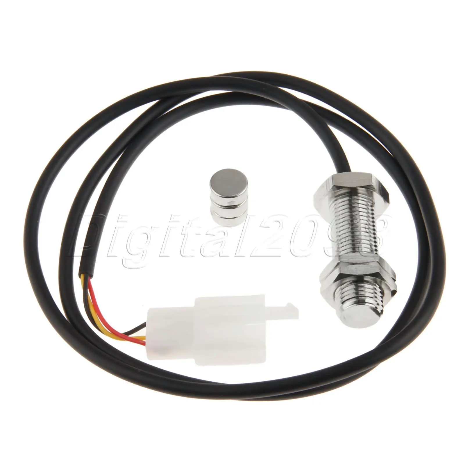 

Yetaha LCD Digital Tachometer Speedometer Odometer Universal Motorcycle Motorbike 12000RPM Tachometer Motorcycle Accessories