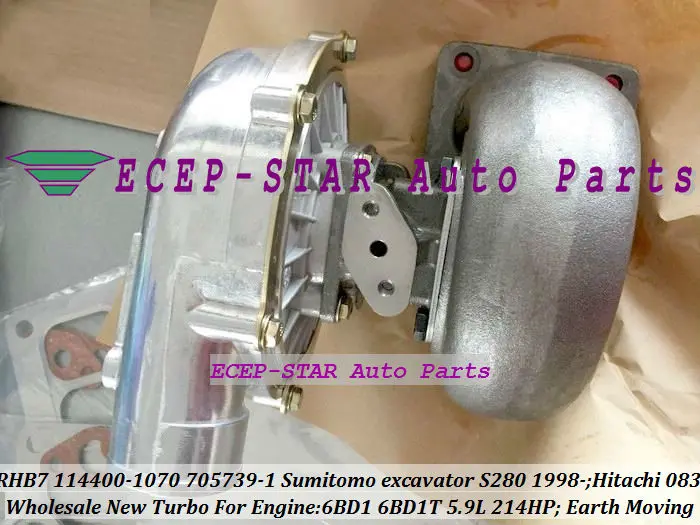 RHB7 114400-1630 1144001630 1630 1631 114411-1631 114400-1632 Turbo Turbocharger For Sumitomo S340 340 Excavator 6BG1 6BG1T | Автомобили и