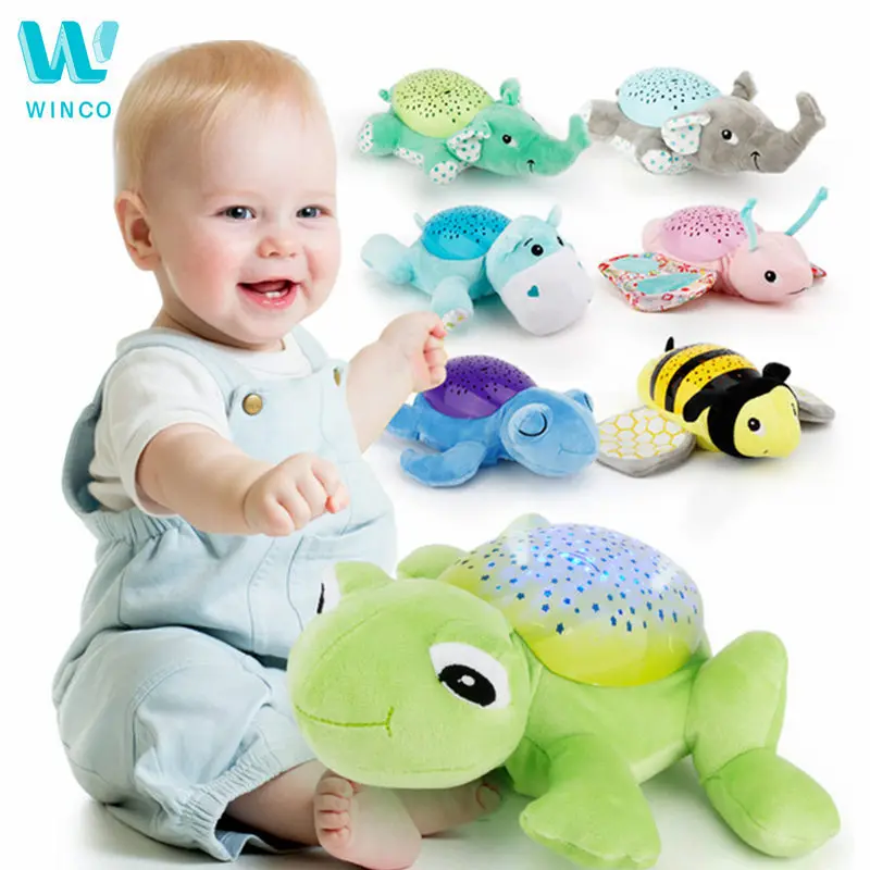 WINCO милый дизайн светодиодный ночник звезды проектор детские игрушки для детей сна с красочным светом светящаяся музыка животные лампа