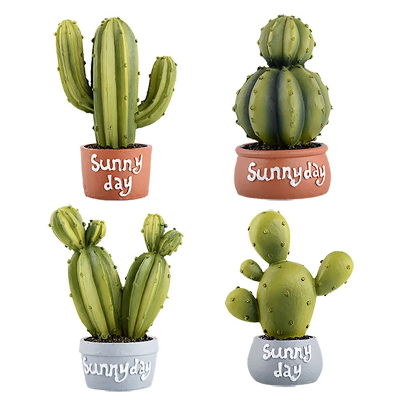 Креативная модель кактуса из смолы украшение для дома аксессуары украшения на