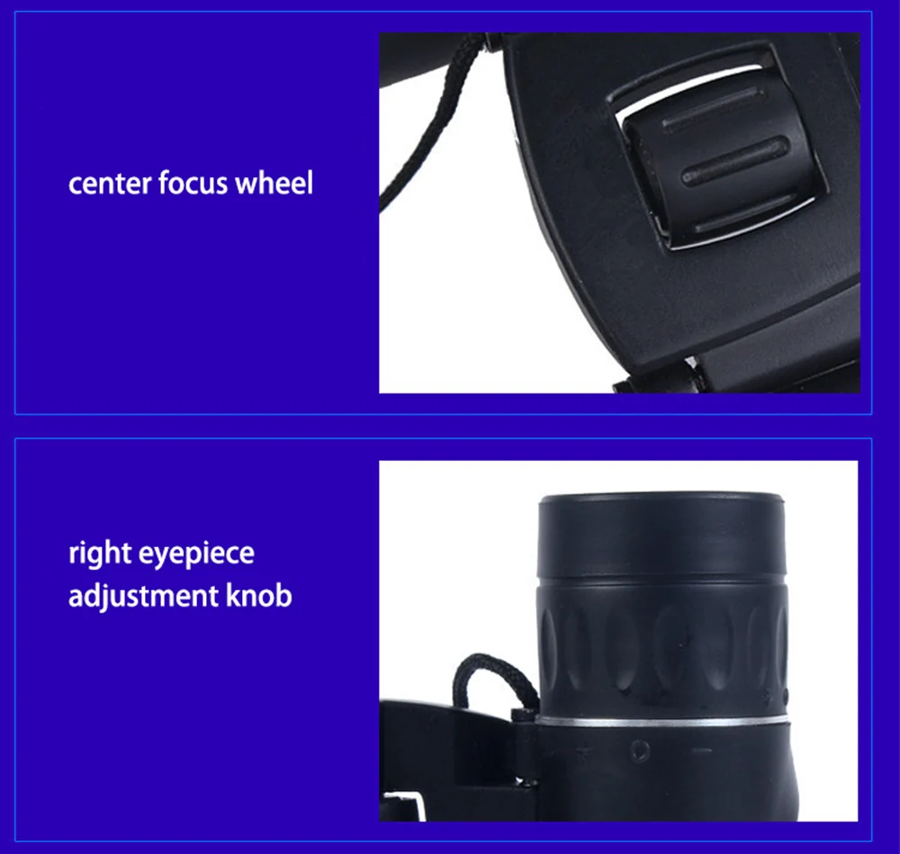 

40x22 High Magnification HD Folding Telescope Portable Binoculars for Bird Watching Travelling Hunting Camping