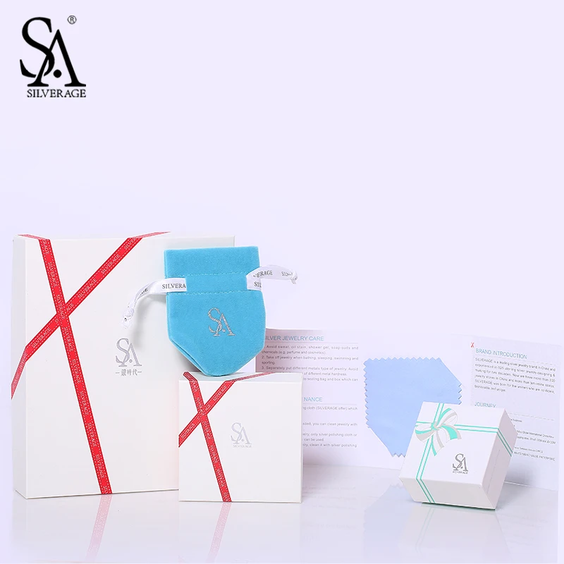 Sa silverage 925 серебро браслет для Для женщин открытым и S925 Ювелирные украшения