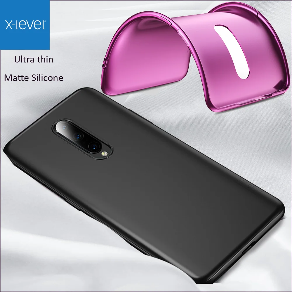 X-Level Guardian Мягкий силиконовый чехол для Oneplus 7 Pro 6 6T X Level ультра тонкий матовый защитный ТПУ