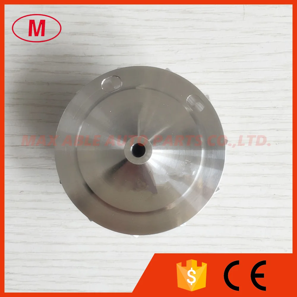 CT10V 42.87/62.00mm 17291-0L040 upgrade 11+0 blades turbo billet/milling/aluminum 2024 compressor wheel for 17201-0L040 | Автомобили и