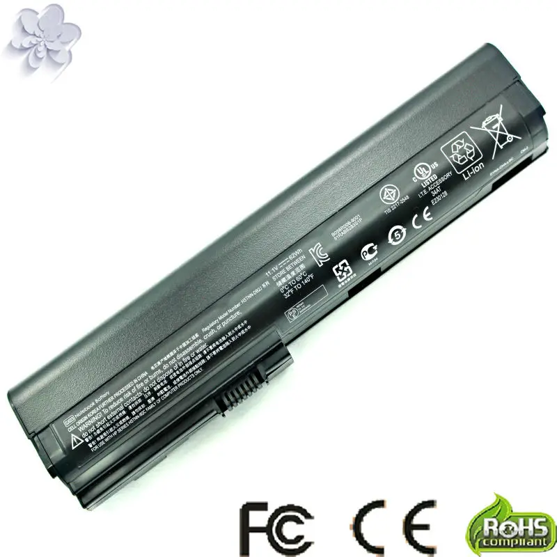 Аккумулятор для ноутбука HP EliteBook 2560p 2570p SX03 SX06 P/N 632015-542 632016-542 632417-001 632419-001 HSTNN-DB2K SX06XL |