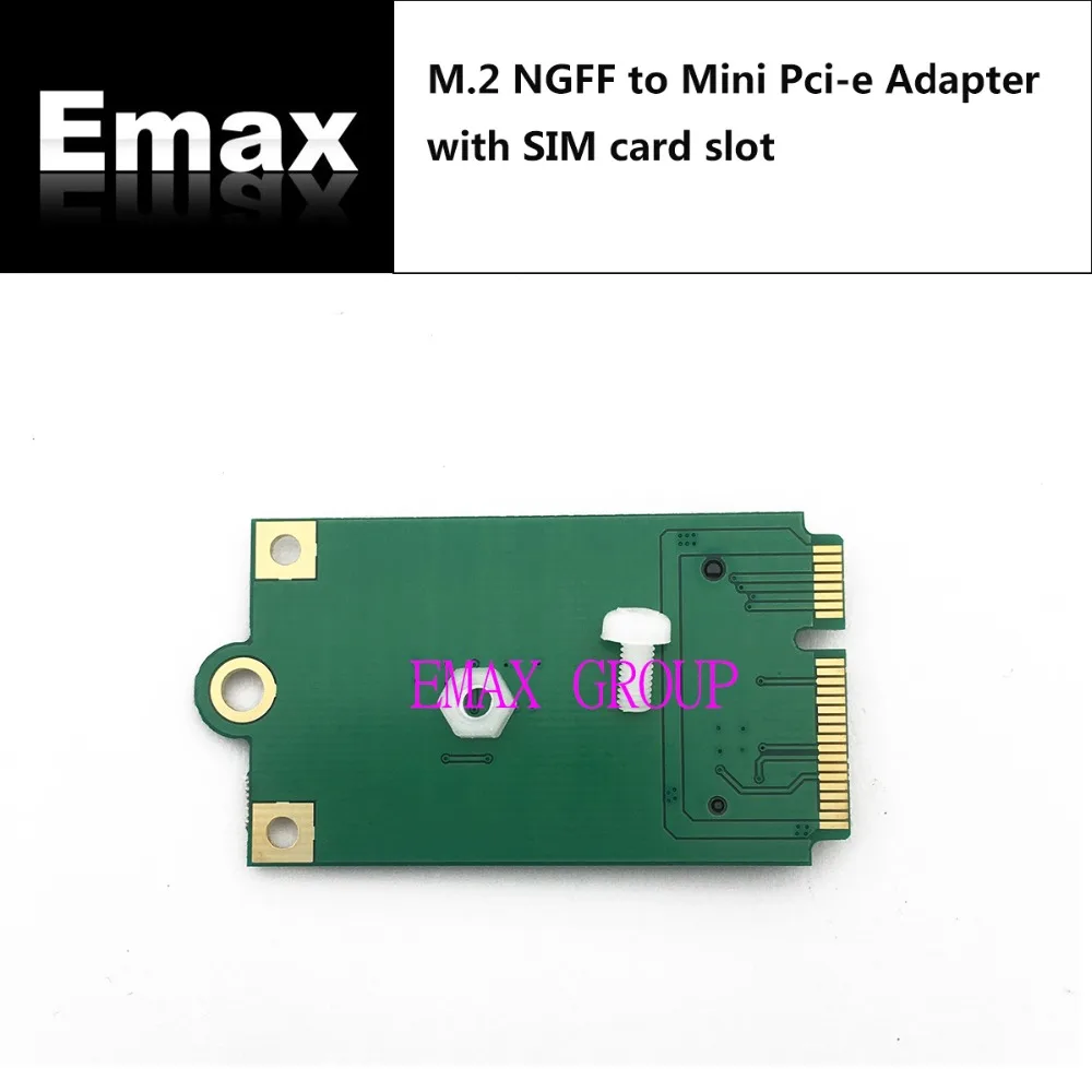 M.2 NGFF к Mini Pci e адаптер с слотом для SIM карты Pcie карта передачи WLAN модем радио