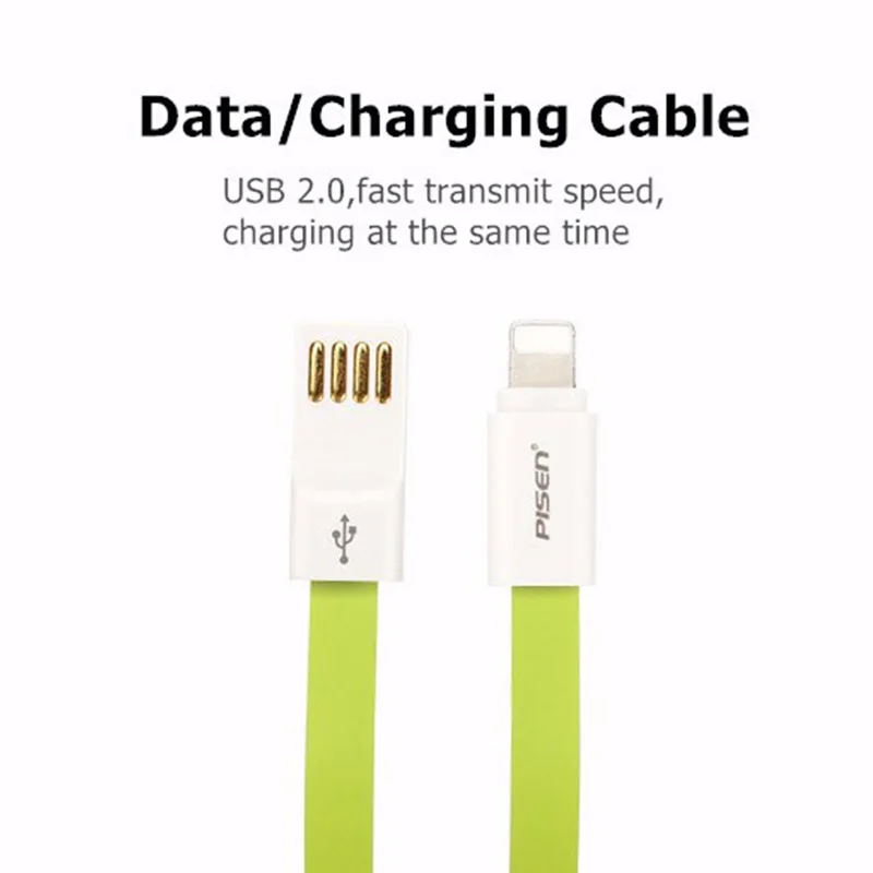 Pisen Micro USB Cable For iPhone 7 6 6S plus 6s 5 5s SE iPad 3 4 Air 2 Mini Mobile Phone Cables | Мобильные телефоны и