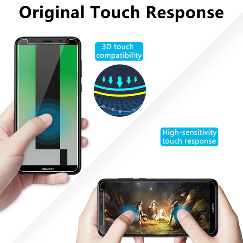 Закаленное стекло 9h для huawei Коврики 20 Pro Экран протектор Y5 Prime 2018 10 Lite 2.5D защитная