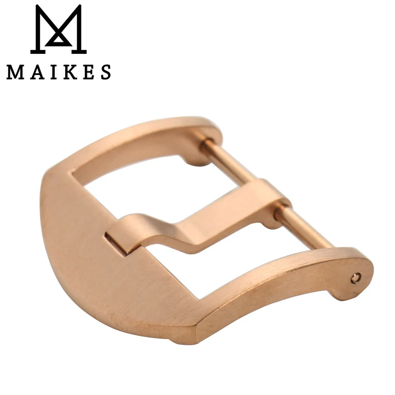 MAIKES 316L Пряжка из нержавеющей стали 20 22 24 серебряные черные часы застежка Матовый