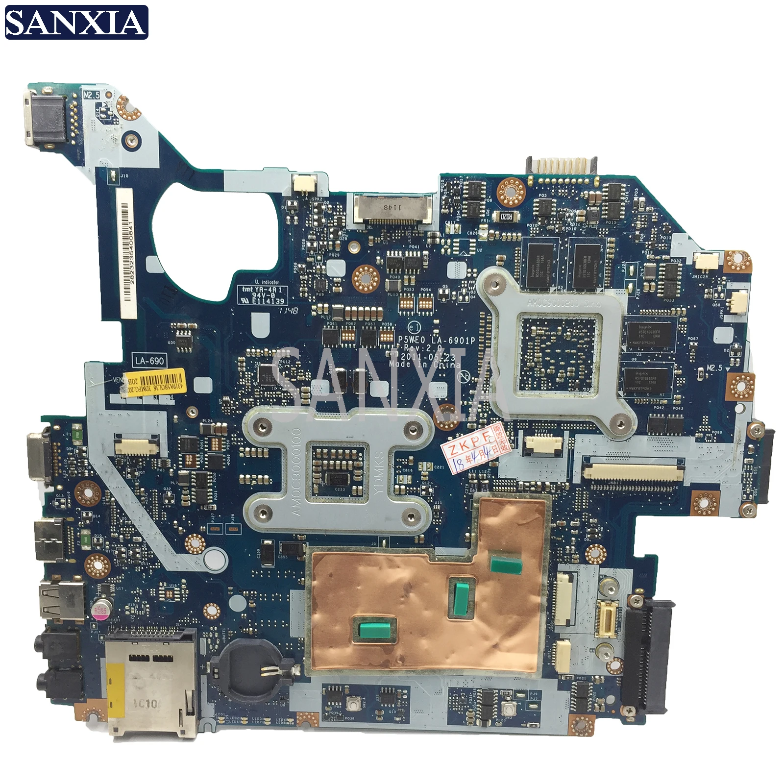 KEFU LA-6901P материнская плата для ноутбука acer 5750G 5755G оригинальная материнская плата GT540M/GT630M