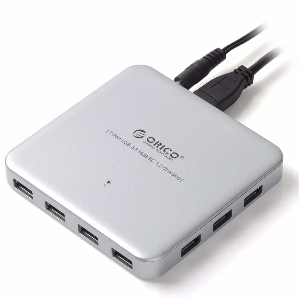 ORICO u3bch7 USB 3.0 зарядки концентратор с Адаптеры питания 7-Порты и разъёмы bc1.2