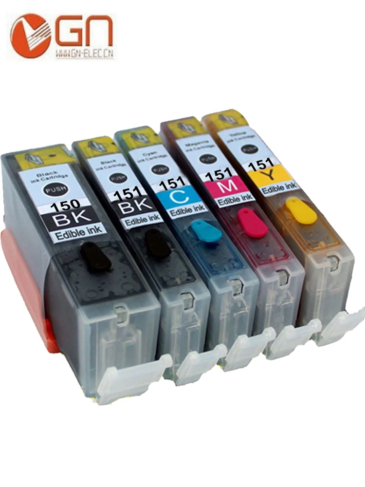 GN PGI 150 картридж со съедобными чернилами для принтера Canon PIXMA MG5410 MG5510 MG5610 MG6410 MG6610 IP7210 MX721 IX6810 Опи 150XL CLI 151 принтер