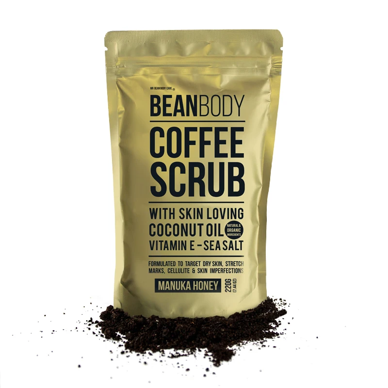 Наушников BeanBody Манука Мёд Кофе скраб кокосовое масло удаляет омертвевшие клетки