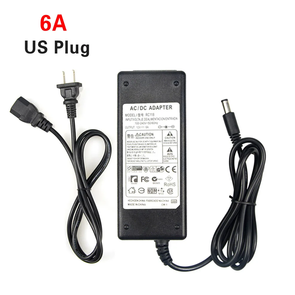 Only 6A US plug 12 В ручной сканирующий датчик движения, светодиодный светильник для шкафа, светодиодный светильник для спальни, шкаф для кухни, ночной декор, лампа 5 Вт 6 Вт 7 Вт - Цвет: Only 6A US plug