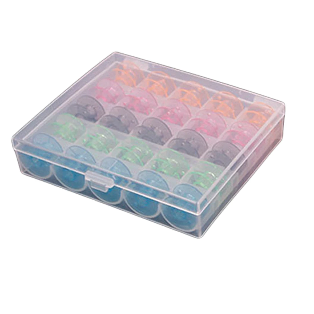 Горячая продажа Красочные 25 сетки прозрачный ящик для хранения с шт пустые