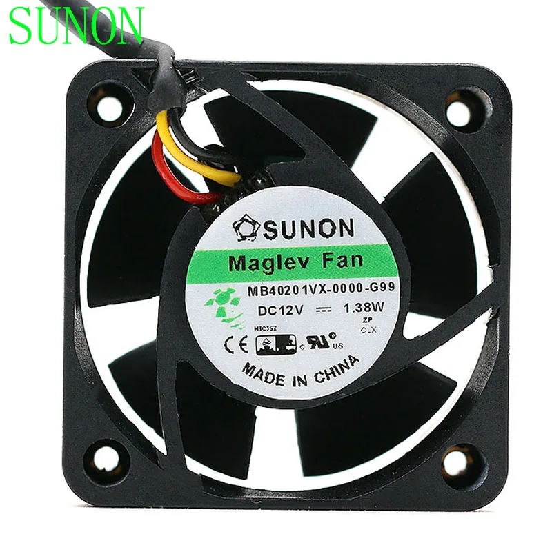 Оригинальный SUNON MB40201VX-0000-G99 40*40*20 мм 4 см DC12V 1,38 Вт Корпус сигнала скорости осевой вентилятор охлаждения