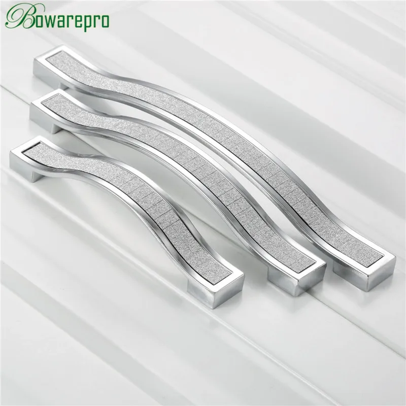 Bowarepro Алмазная Хрустальная ручка для шкафа мебели дверная мебель 96/128/160 мм 1p|Ручки