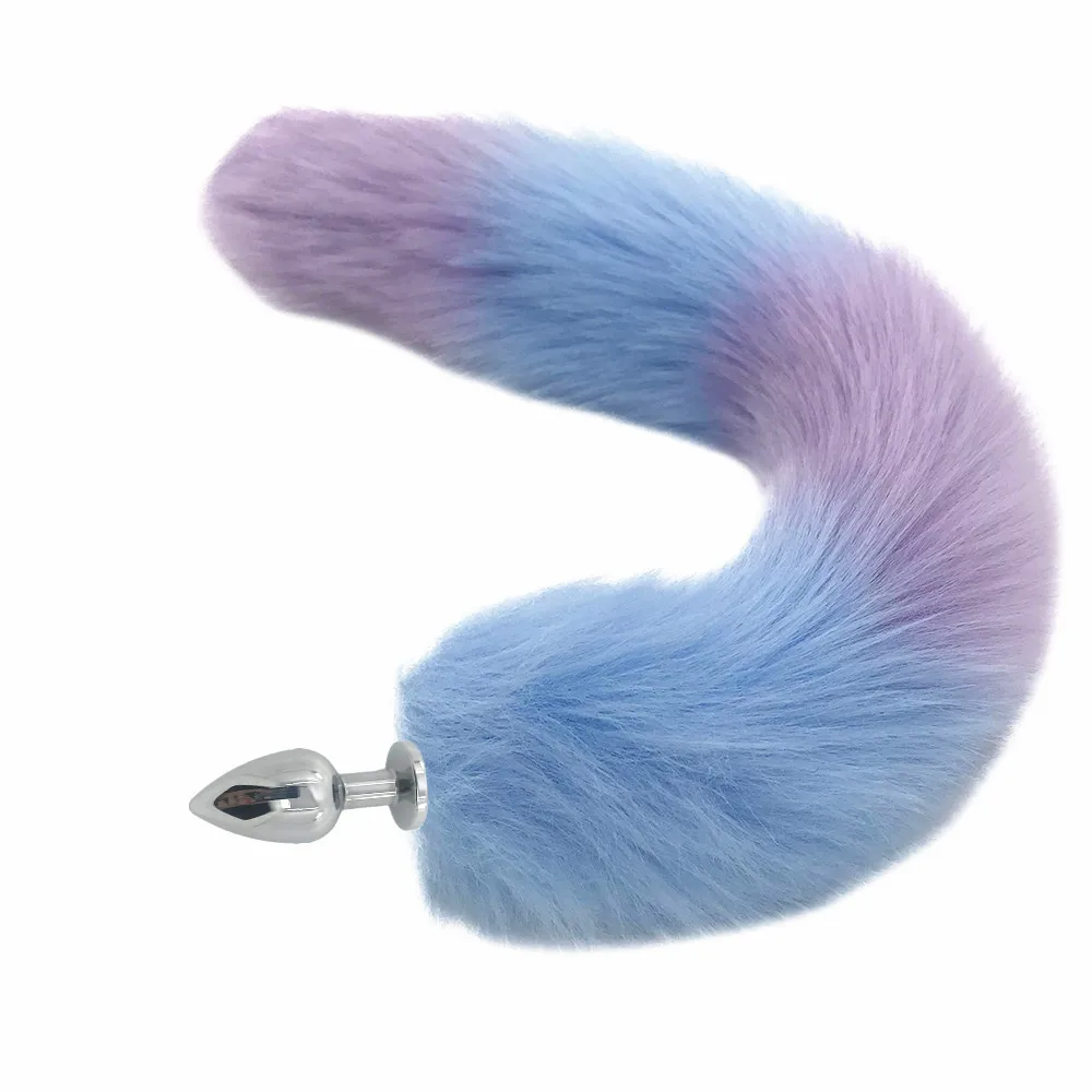 Cosplay Fox Tail Unisex Supple Sexy With Black White Halloween Family Cos Props Couples Life Flirting Anal Plug | Красота и здоровье
