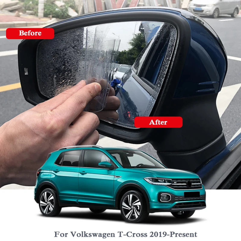 2 шт. противотуманная прозрачная пленка на окно автомобиля защитная зеркало