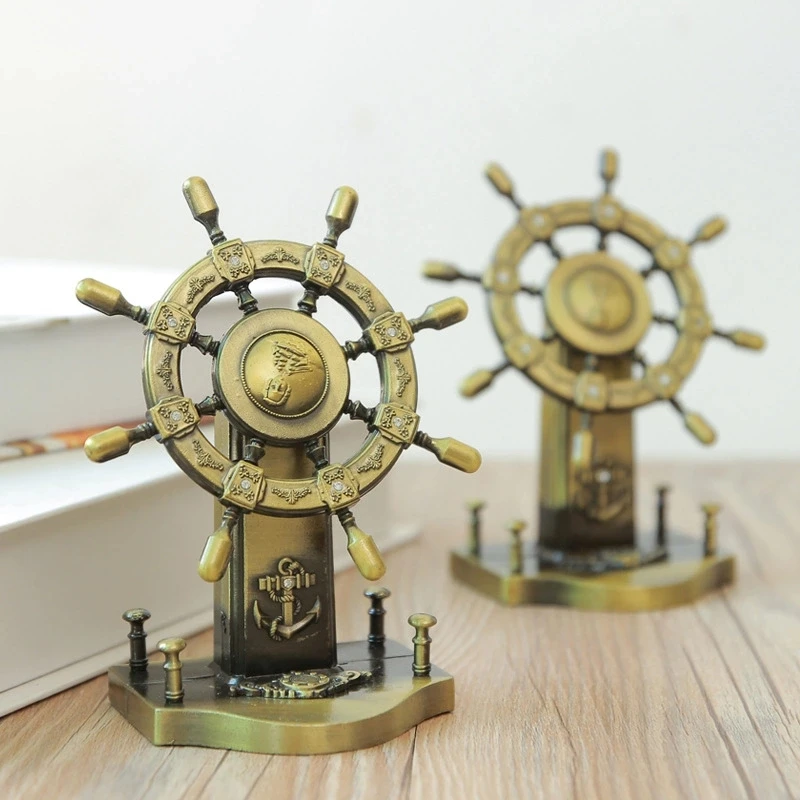 Европейский Креативный металлический рулевой руль для лодки ручной работы