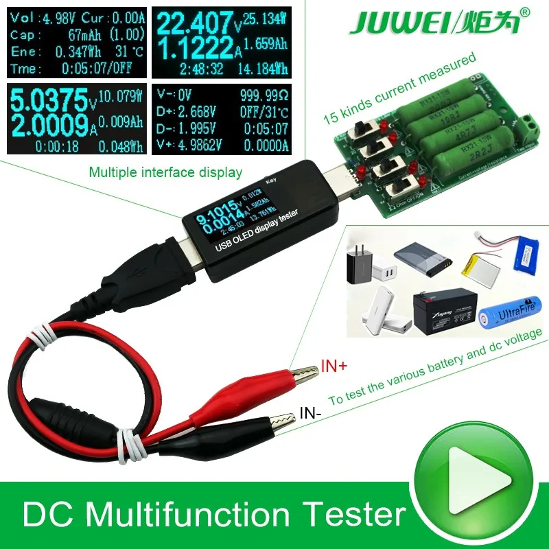 USB зажим-крокодил провод мужской/женский к USB тестер детектор DC измеритель напряжения мощность амперметра измеритель мощности монитор и т. д