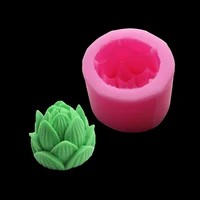 lotus 3d cartoon cake decorating tools silicone mold candles soap flowers silicon rubber mold chocolate dessert baking process