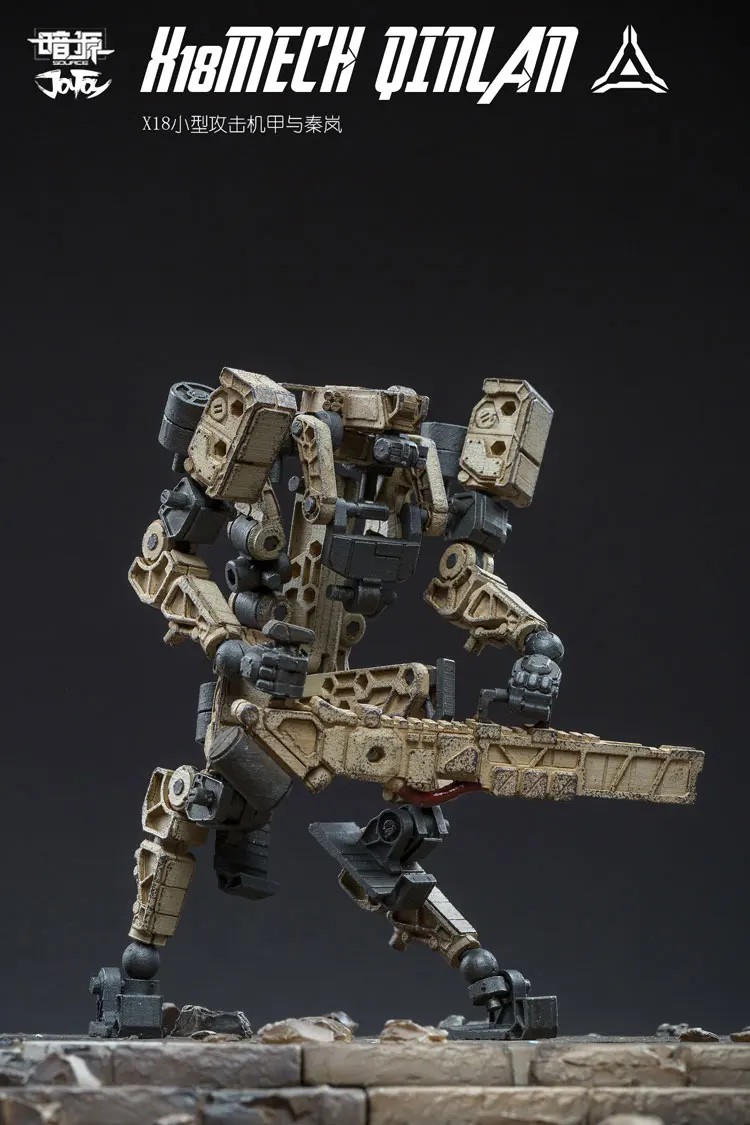 Экшн фигурка JOYTOY 1/25 солдаты QINLAN и робот подарок бесплатная доставка|Игровые