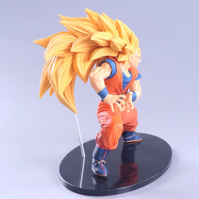 Dragon Ball Z Goku Super SaiYan 3 Kneeling Wave шоколадная щетка Saiyan 3 Blood ПВХ фигурка DBZ Коллекция Модель 20 см