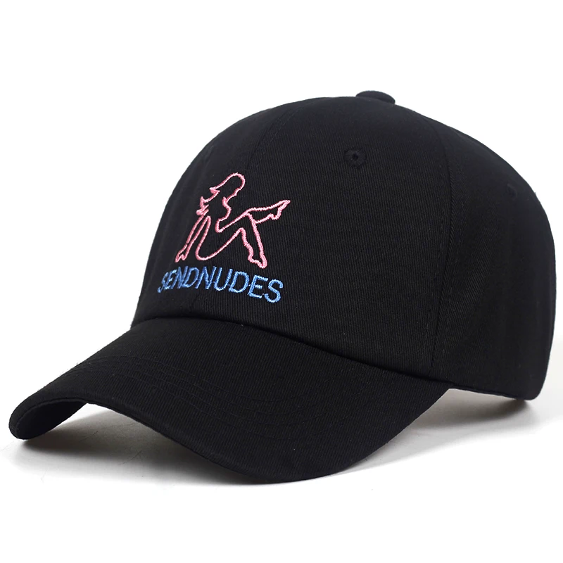 Новинка 2019 шапка с вышивкой SENDNUDES Снэпбэк Кепка хлопковая бейсболка для мужчин и