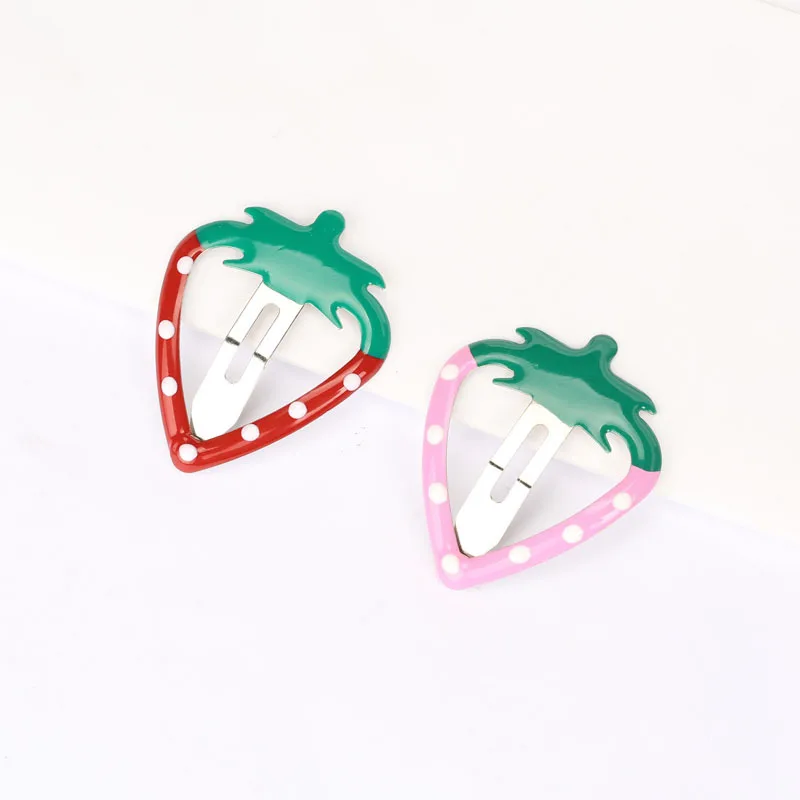 2 pcs Cute Strawberry Frunt Hair Clips Headwear Barrette Pineapple Banana kids Lovely Cherry pins Accessories |