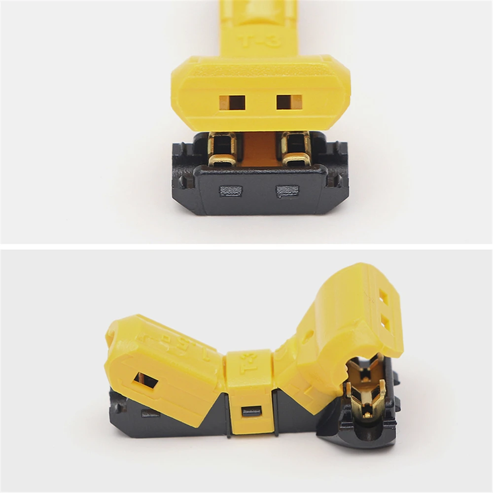 T-3 100PCS Scotch Lock Quick Splice Crimp Terminal T type Wire Tapping Joint 16-15AWG 1.5mm2 Solid Stranded 1.5mm Connector |