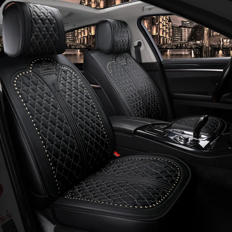 Универсальные чехлы для автомобильных сидений из искусственной кожи skoda Fabia Octavia