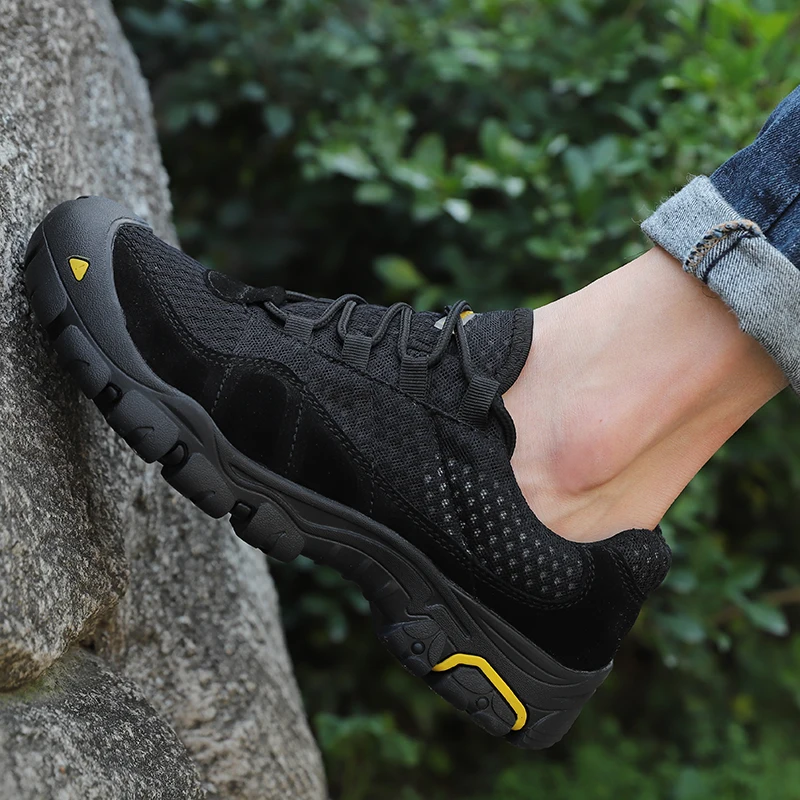 Новый Открытый Для мужчин Пеший Туризм обувь Водонепроницаемый дышащие