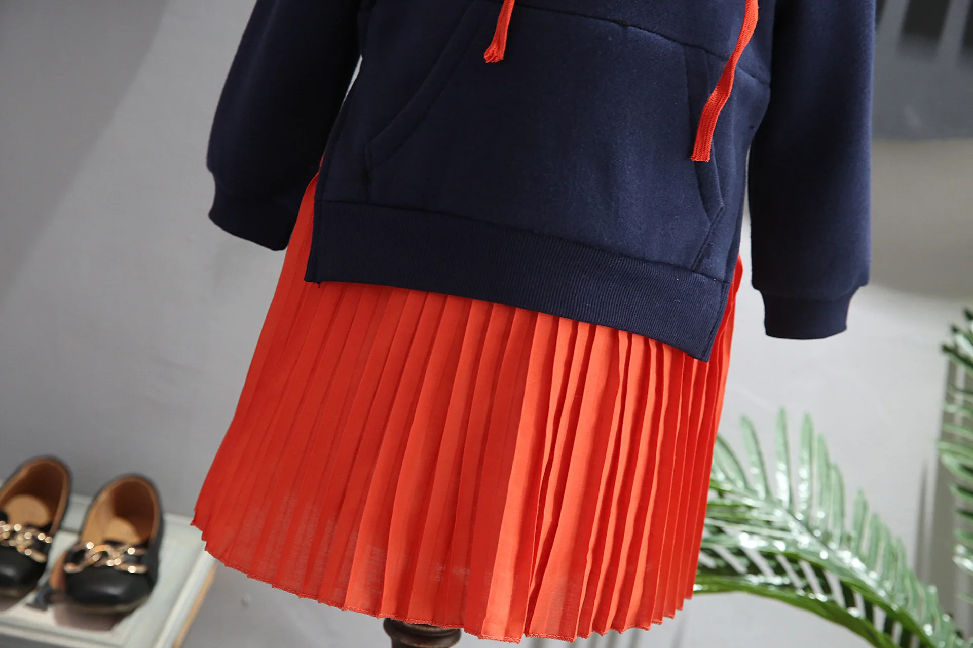 Teenage Girls Long Sleeve Sweatershirt Dress 2017 Girl Autumn Winter Dresses Cotton Knitted Pattern Children Clothes | Детская одежда и