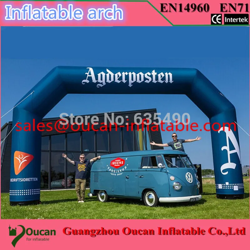 Free shipping waterproof &amp fireproof start finish inflatable arch / archway /air gate rainbow | Игрушки и хобби