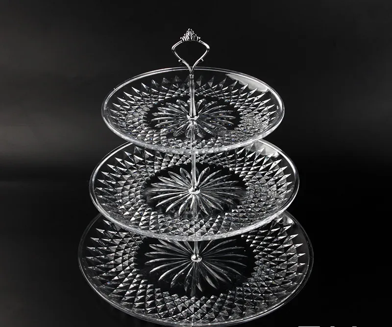 Фруктовые блюда прозрачная акриловая Фруктовая тарелка PC пластиковая