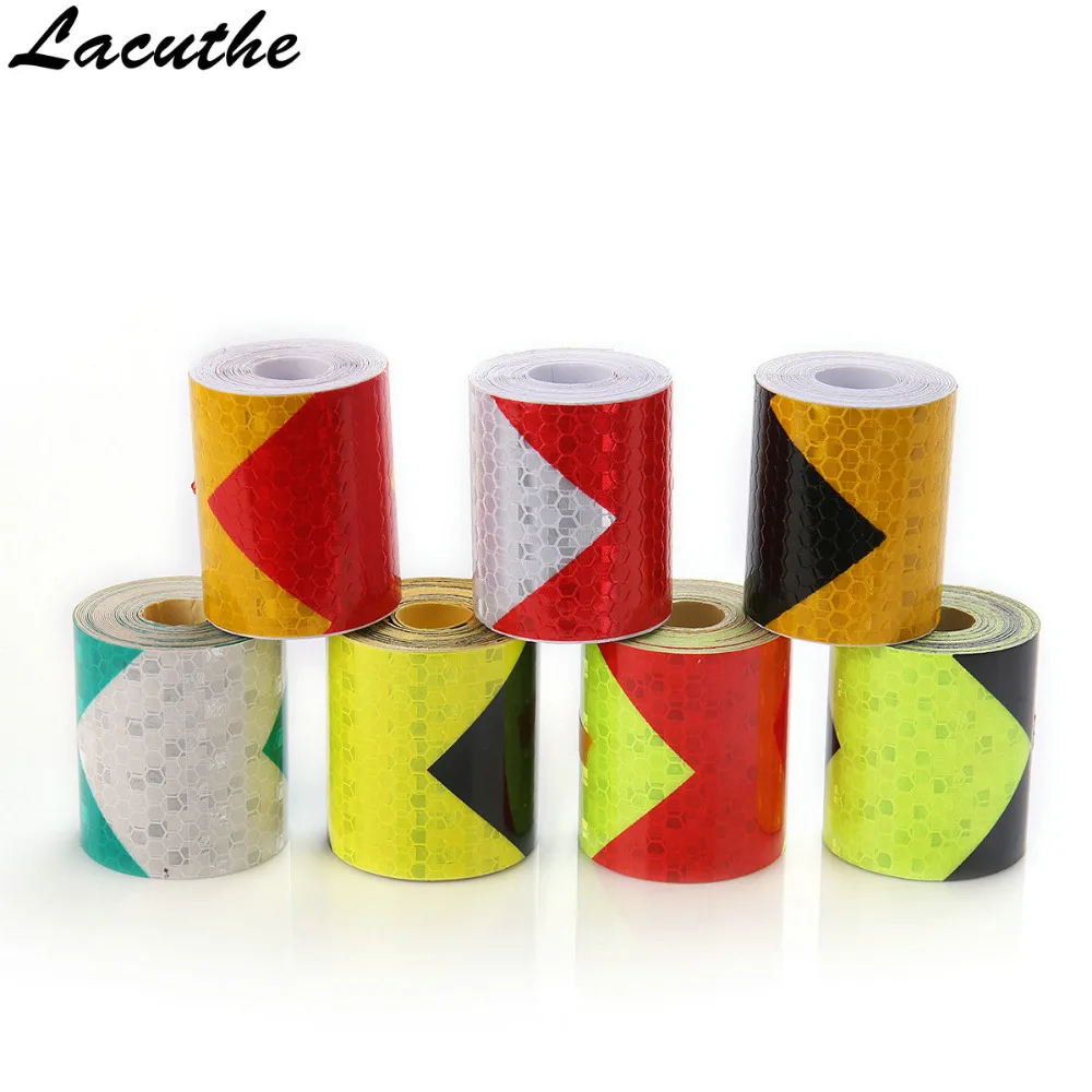 

5cmX 3m Car Reflective Tape Film Stickers Car Styling Automobiles Motorcycle Safety Warning Conspicuity Reflective Adhesive Tape