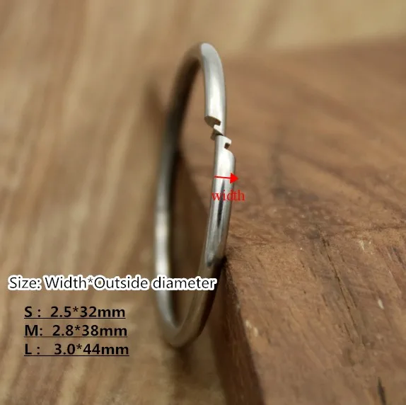 10 шт./лот 100% Твердая латунь/нержавеющая сталь круглое открытое прыгающее кольцо