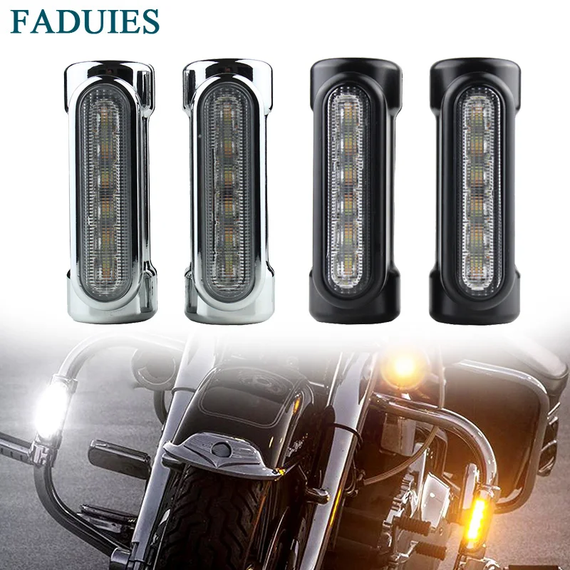 

FADUIES LED Highway Bar Switchback Driving Light For Touring Victory Motorcycle Driving light/turn signal light