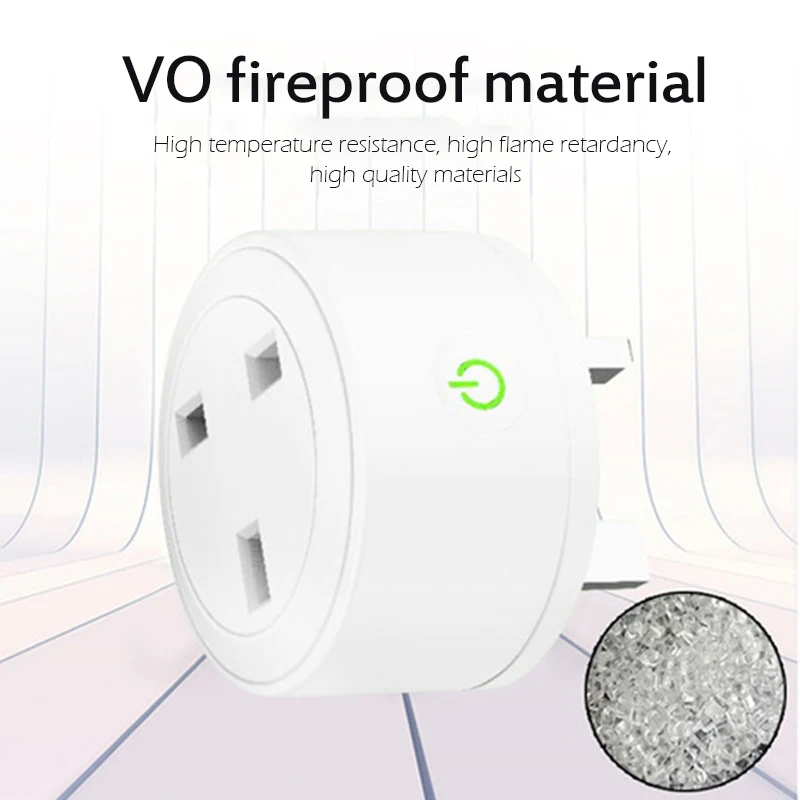 1PC UK Smart Socket Wifi Wireless APP Remote Power Switch Voice Intelligent Home Plug for Alexa Google Outlet | Электроника