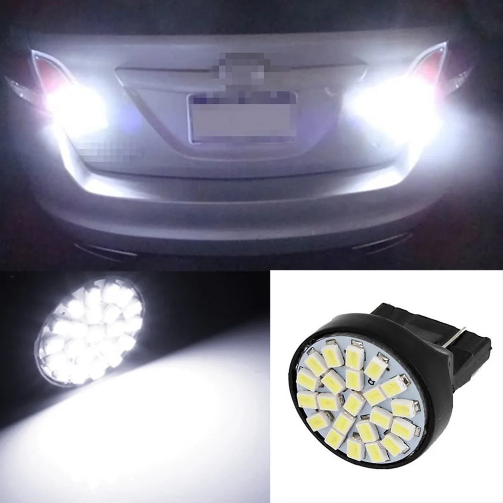 DC12V 6000K белый светильник 3156-T25 22SMD светодиодный Автомобильный Фонарь Авто Стоп