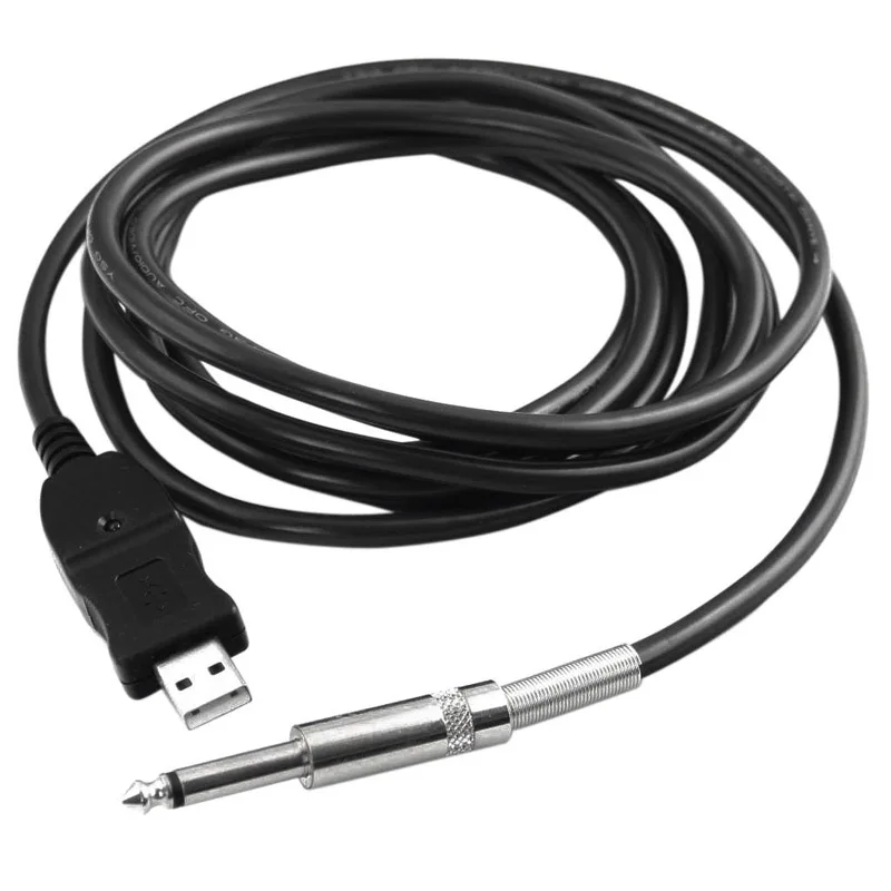 

Guitar-based USB Link Cable Instrument PC Recording 3M Electric Guitar Audio Adapter Converter USB Guitar Cable