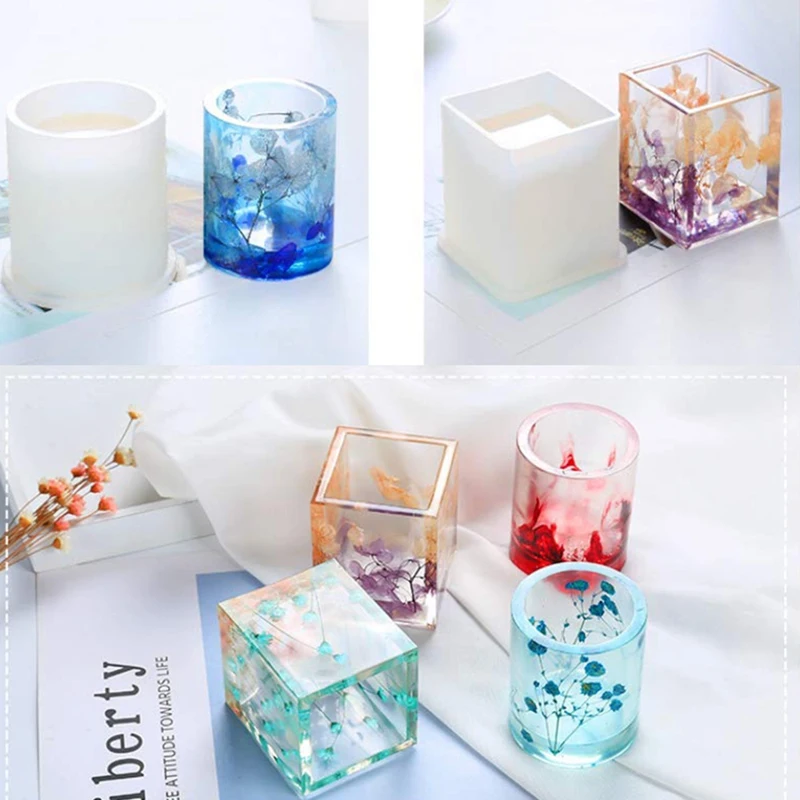 Silicone Resin Kits Jewelry Casting Moulds Tools For Epoxy Making Ashtray And Pen Holder Home Decoration Mould D | Украшения и