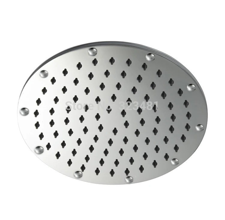 

Round 20cm Stainless Steel Water Saving Shower Head Rainfall For Bathroom dismountable Chuveiro ducha Hotels Chrome Plated